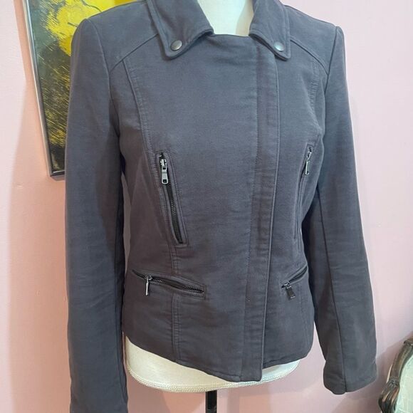 💥Host Pick!💥 Joie Seabrooke Steel Grey Soft Brushed Quilted Moto Jacket - Picture 10 of 16